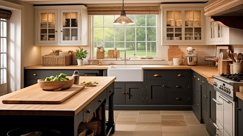 Rustic Cabinets Installation